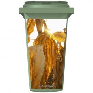 Corn In A Field  Wheelie Bin Sticker Panel