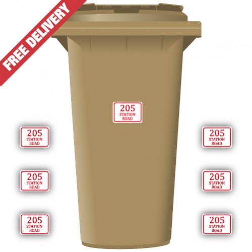 best on  Free Postage A6 Size Dog Waste Bin Stickers Top quality 